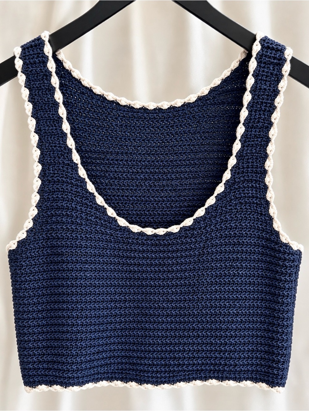✨ COTTON:ON Navy Knit Tank Top – XL/GG